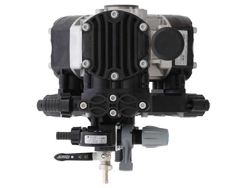 COMET MP55 AENP &ndash; Hochdruck-Membranpumpe f&uuml;r Traktor &ndash; Ausf&uuml;hrung f&uuml;r S&auml;uren und chemische Produkte