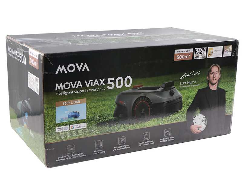 MOVA ViAX 500 - M&auml;hroboter - ohne Begrenzungskabel - Mit Garage