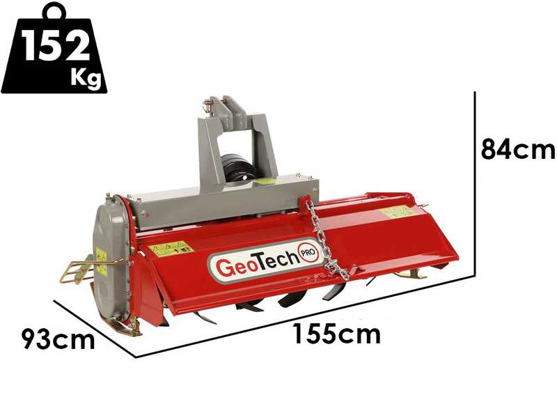 GeoTech Pro LRT-135 - Bodenfr&auml;se der leichten Baureihe - mit manueller Seitenverschiebung