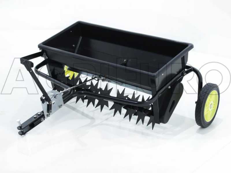 Rasenlüfter mit Streuer für Rasentraktoren im Angebot Agrieuro