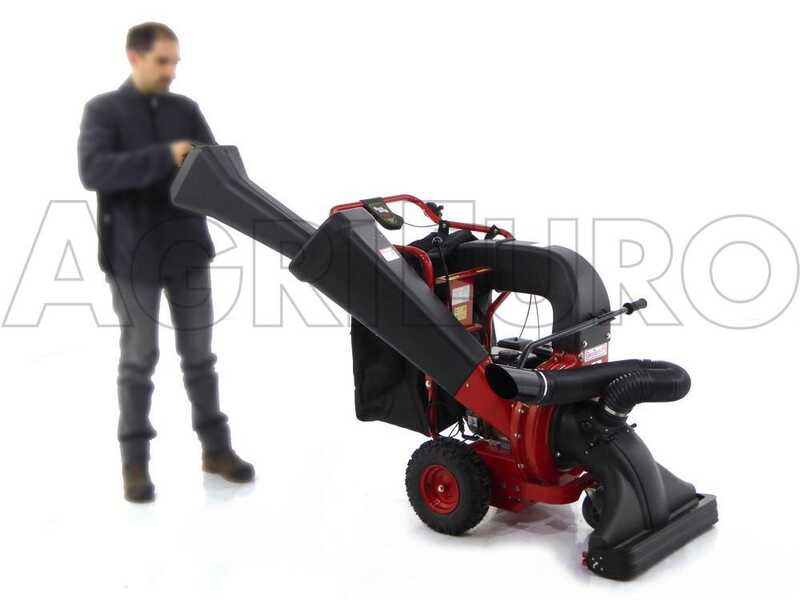 GeoTech Pro LV650 SPL Deluxe - Laubsauger mit H&auml;cksler - mit Radantrieb - Loncin 6.5 PS