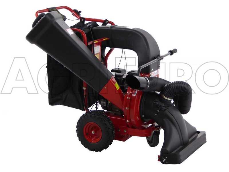 GeoTech Pro LV650 SPL Deluxe - Laubsauger mit H&auml;cksler - mit Radantrieb - Loncin 6.5 PS