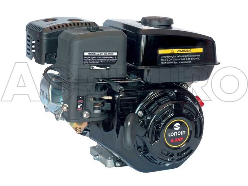 GeoTech Pro LV650 SPL Deluxe - Laubsauger mit H&auml;cksler - mit Radantrieb - Loncin 6.5 PS