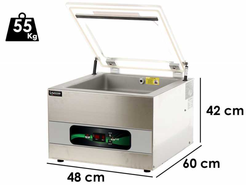 Kammervakuumierer Euro 4000 Edelstahl - Schwei&szlig;leiste 40 cm