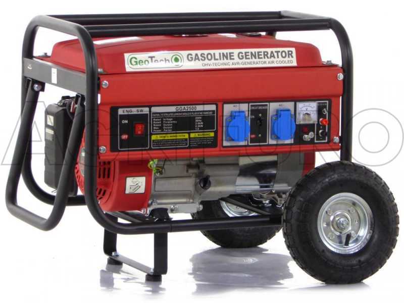 GeoTech GGA2500 - Benzin Stromerzeuger 230V - 2.1 kW - auf Wagen
