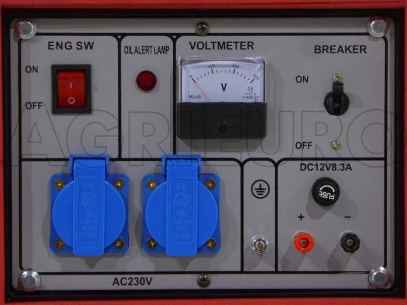 GeoTech GGSA3000 - Benzin-Stromerzeuger mit AVR-Regelung 2.7 kW - Dauerleistung 2.5 kW - 230V