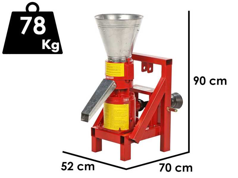 GeoTech TWPM150 - Pelletpresse f&uuml;r Traktor - Pelletherstellung f&uuml;r die Heizung