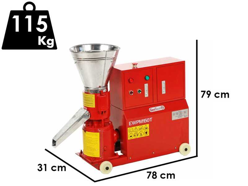 GeoTech EWPM150T - Pelletpresse 400V - Pelletherstellung f&uuml;r die Heizung