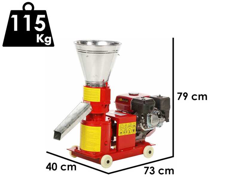 GeoTech GWPM150 - Pelletpresse mit Benzinmotor - Pelletherstellung f&uuml;r die Heizung
