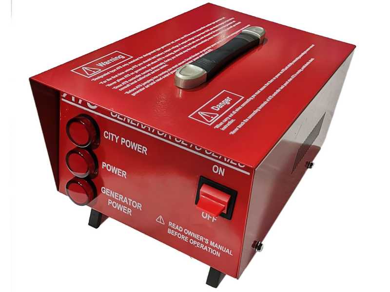GeoTech Pro DGP8000SE-3 -Diesel-Stromerzeuger leise mit R&auml;dern mit AVR-Regelung 6 kW - Dauerleistung 5.5 kW 400V + ATS