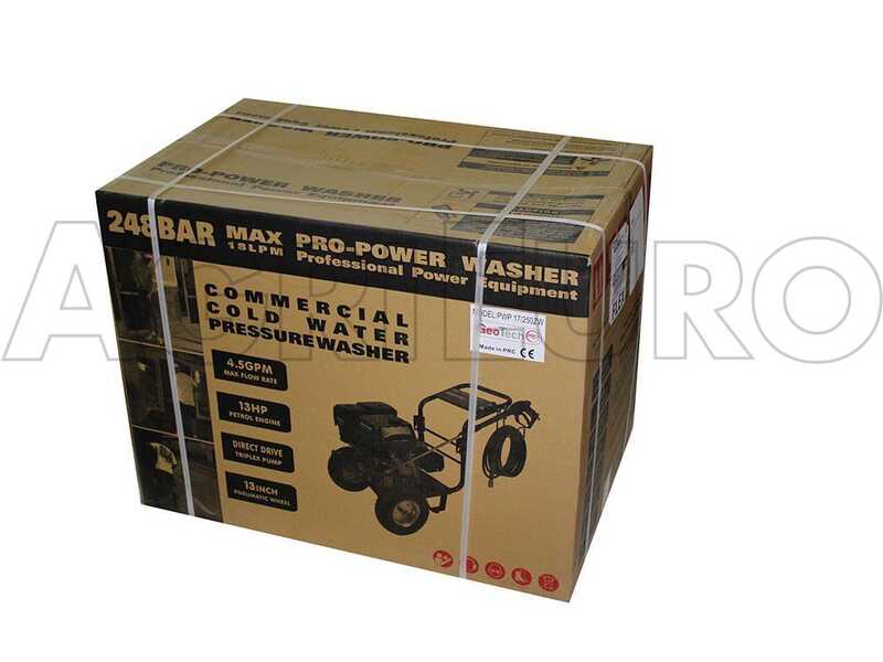 Hochdruckreiniger GeoTech Pro PWP 15/235 ZW mit Loncin Benzinmotor 270 ccm