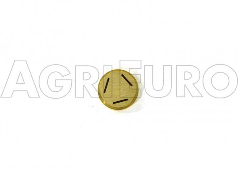 Messing Nudelvorsatz f&uuml;r 13 mm PAPPARDELLE. Passend zur manuellen Nudelpresse