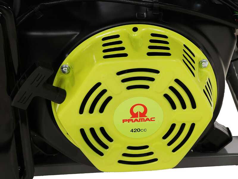 Pramac WX7000 - Benzin-Stromerzeuger mit R&auml;dern und AVR-Regelung und Elektrostarter 6.1 kW - Dauerleistung 5.8 kW - 230V