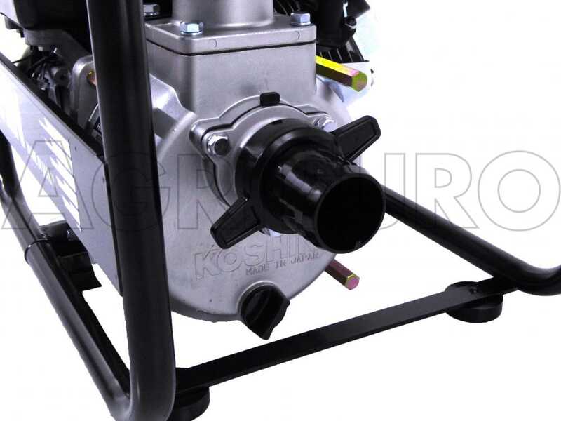 Benzinmotorpumpe Koshin STV-50X f&uuml;r Grauwasser mit 50 mm Anschl&uuml;ssen - Wasserpumpe
