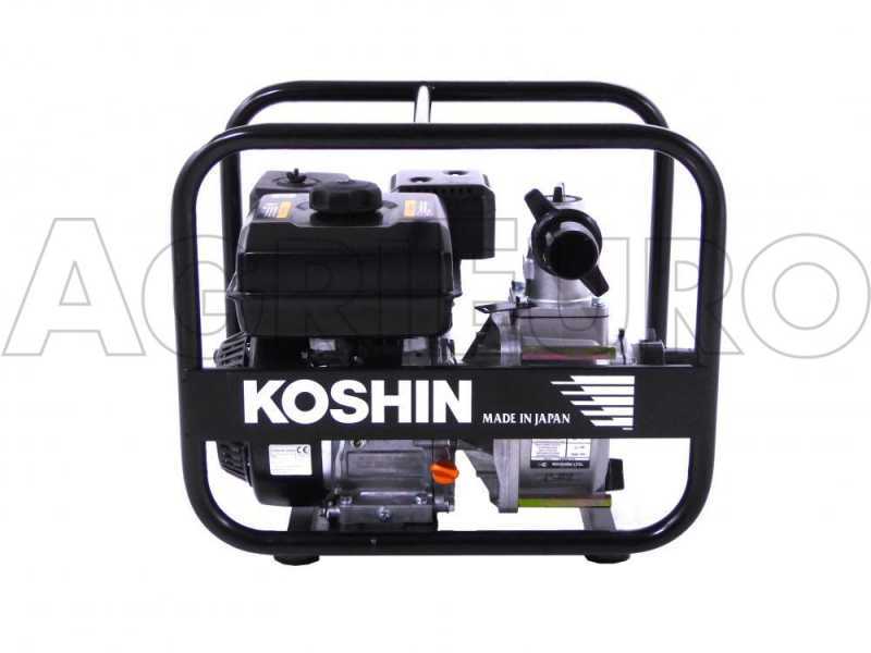 Benzinmotorpumpe Koshin STV-50X f&uuml;r Grauwasser mit 50 mm Anschl&uuml;ssen - Wasserpumpe