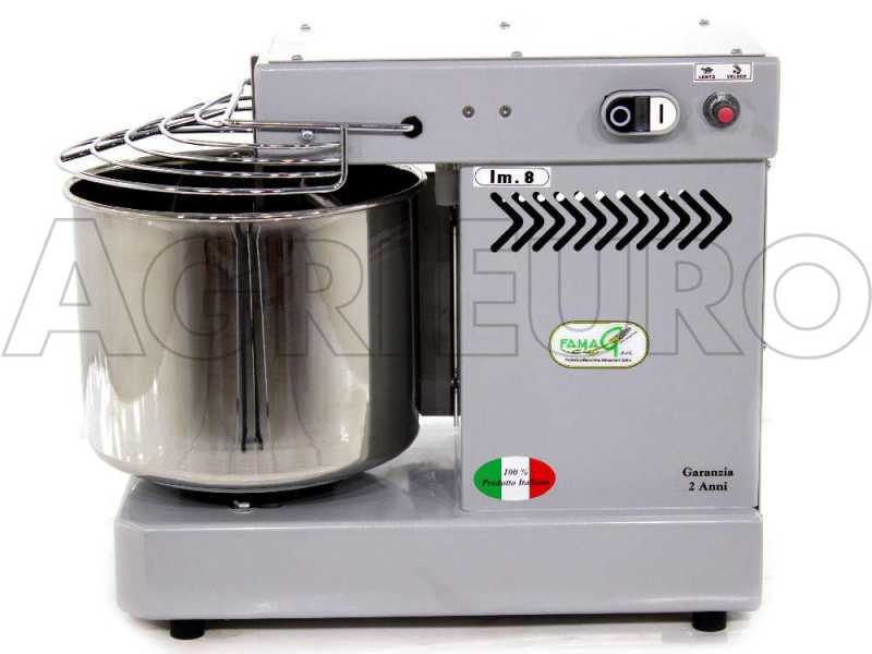 Famag IM 8/230 10 Geschwindigkeiten Silber &ndash; Spiralkneter 8 kg
