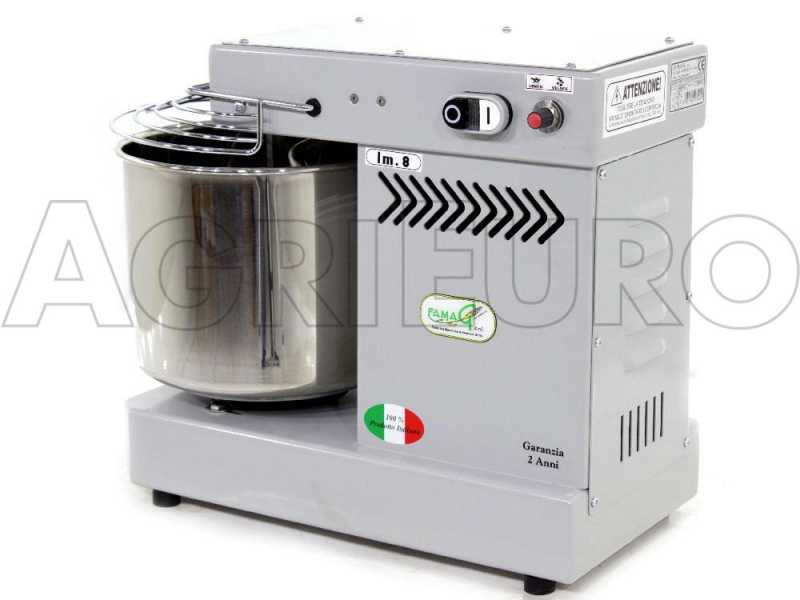 Famag IM 8/230 10 Geschwindigkeiten Silber &ndash; Spiralkneter 8 kg