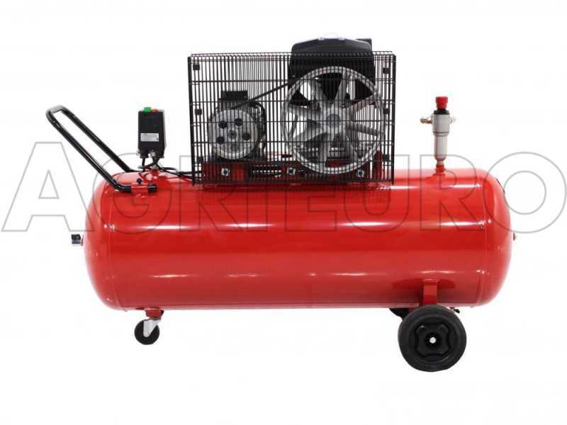 FINI ADVANCED MK 113-200-4 - Elektrischer Kompressor mit Riemenantrieb - 400V - Motor 4 PS - 200 Lt