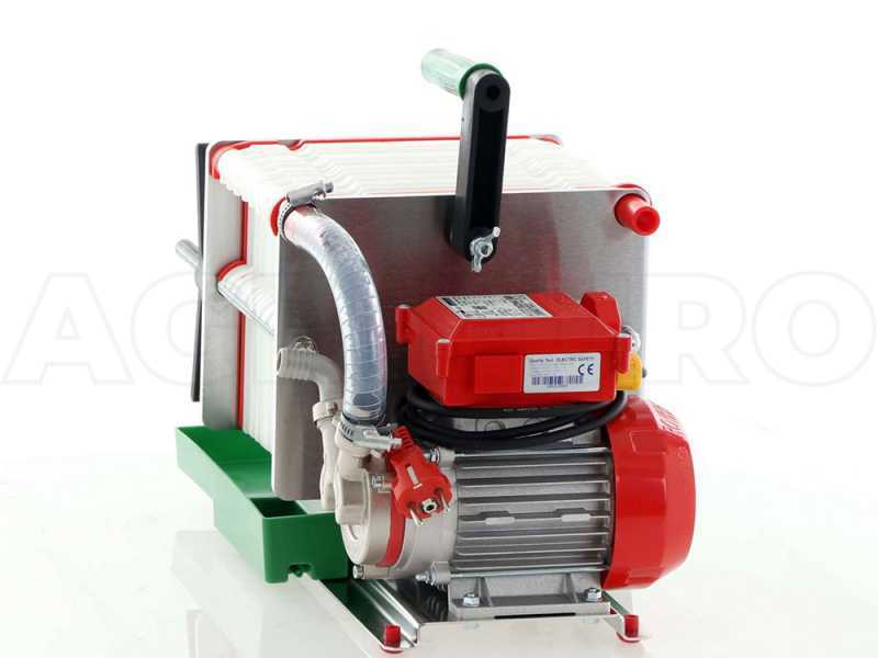 Rover Colombo 18 Inox - Wein Schichtenfilter mit Kartons und Platten - Weinpumpe in Novax