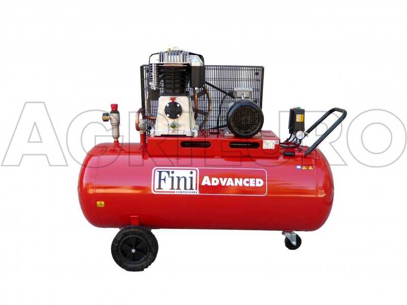 FINI ADVANCED BK 114-270L - Kompressor mit Riemenantrieb 400V - 5.5 PS - 270 Lt