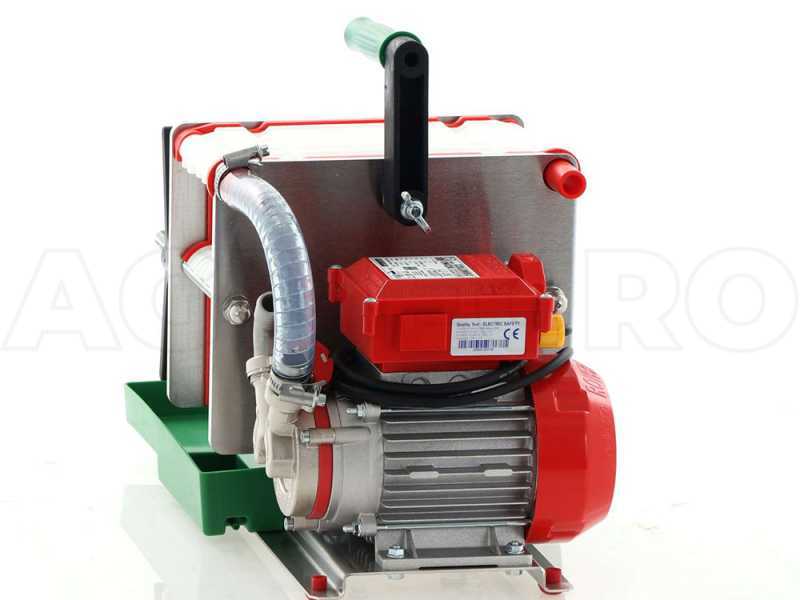 Rover Colombo 12 Inox - Wein Schichtenfilter mit Kartons und Platten - Weinpumpe in Novax