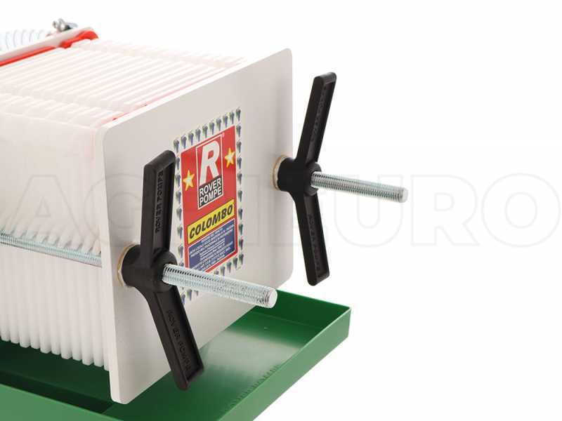 Rover Colombo 18 - Schichtenfilter mit Kartons und Platten - Pumpe aus Bronze