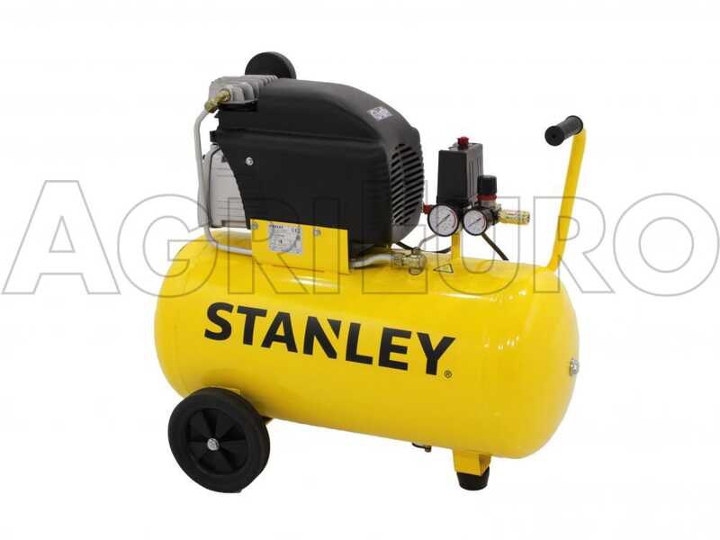 Stanley D210/8/50 - Elektrischer Kompressor mit Wagen - Motor 2 PS - 50 Lt