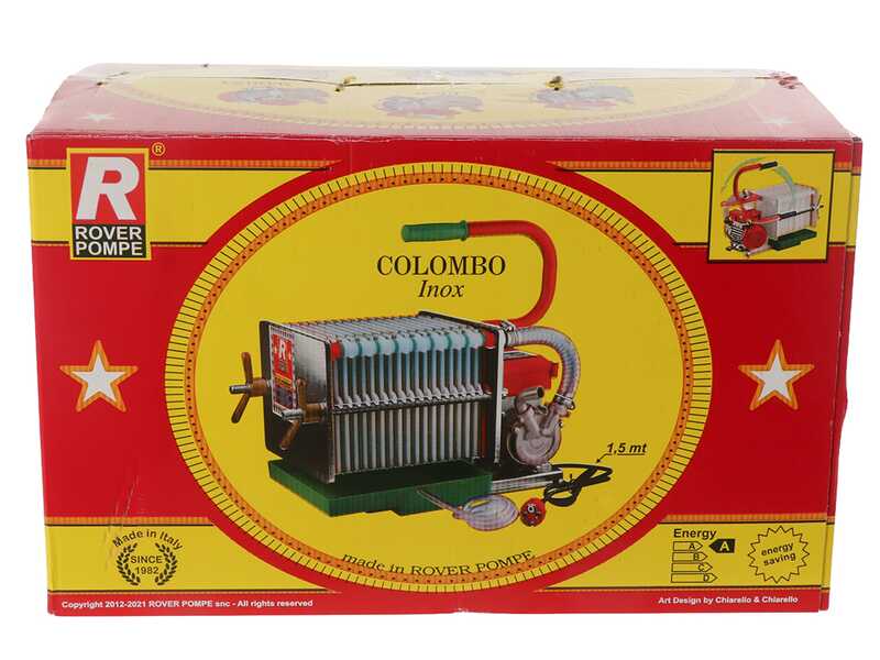 Rover Colombo 6 - Karton- und Plattenfilter &ndash; Pumpe aus Bronze