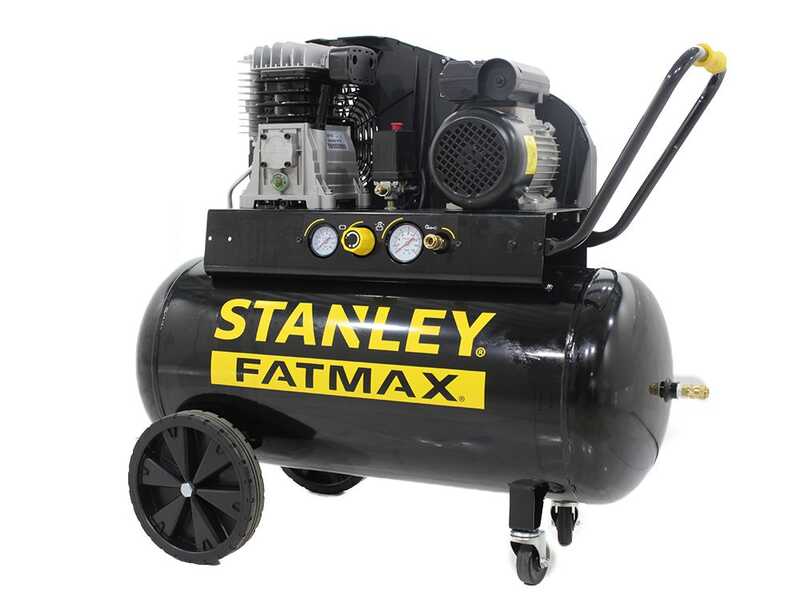 Stanley Fatmax  B 255/10/100 - Elektrischer Kompressor mit Riemenantrieb - Motor 2 PS - 100 Lt