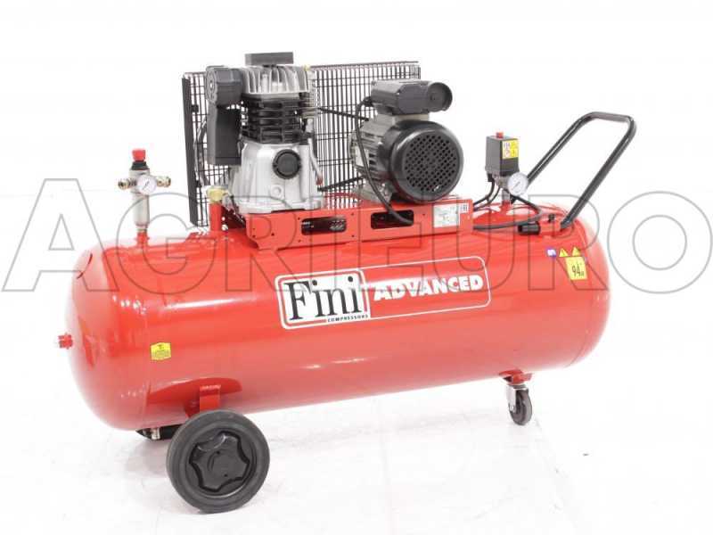 FINI ADVANCED MK 103-150-3M - Elektrischer Kompressor mit Riemenantrieb - 3 PS - 150 Lt