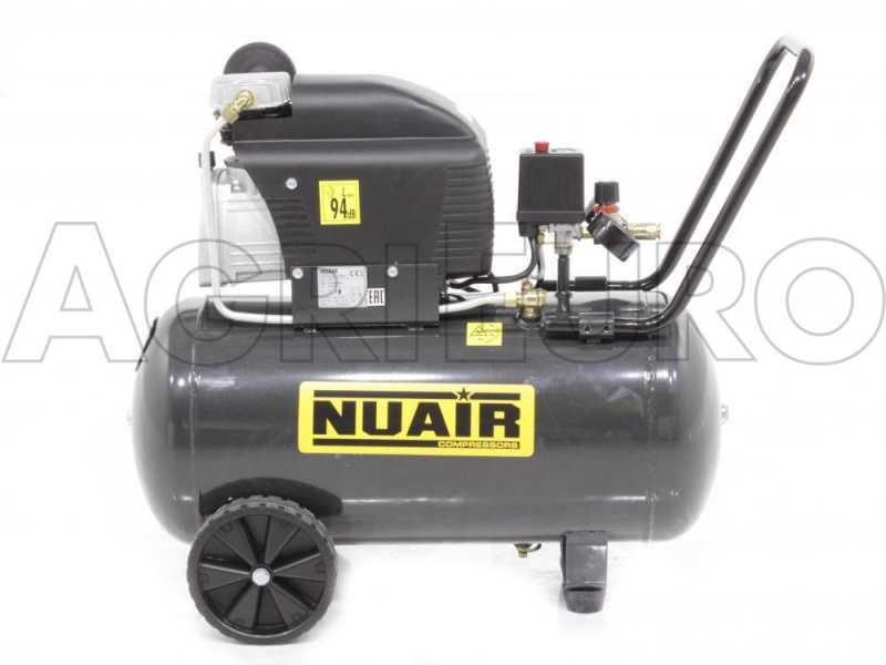 Nuair FC2/50 S - Elektrischer Kompressor mit Wagen - Motor 2PS - 50Lt