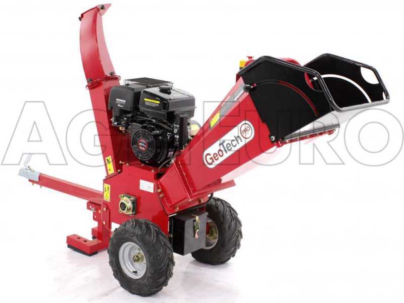 GeoTech Pro PCS 155 LE - Profi Benzin Garten H&auml;cksler - 15 PS - Elektro Starter