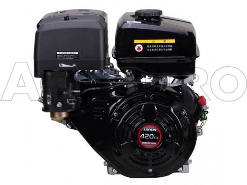 GeoTech Pro PCS 155 LE - Profi Benzin Garten H&auml;cksler - 15 PS - Elektro Starter