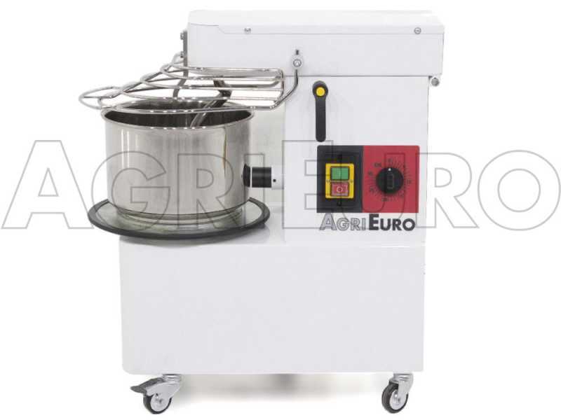 Mixer 500 S Deluxe Spiralkneter - mit kippbarem Kopf - Teigkapazit&auml;t 5 Kg - Wanne 7 Liter