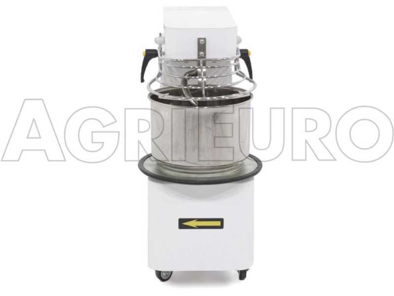 Mixer 500 S Deluxe Spiralkneter - mit kippbarem Kopf - Teigkapazit&auml;t 5 Kg - Wanne 7 Liter