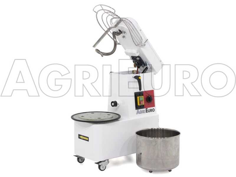 Mixer 1000 S Deluxe Spiralkneter - mit kippbarem Kopf - Teigkapazit&auml;t 8 Kg - Wanne 10 Liter