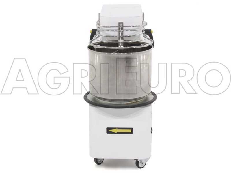 Mixer 1000 S Deluxe Spiralkneter - mit kippbarem Kopf - Teigkapazit&auml;t 8 Kg - Wanne 10 Liter