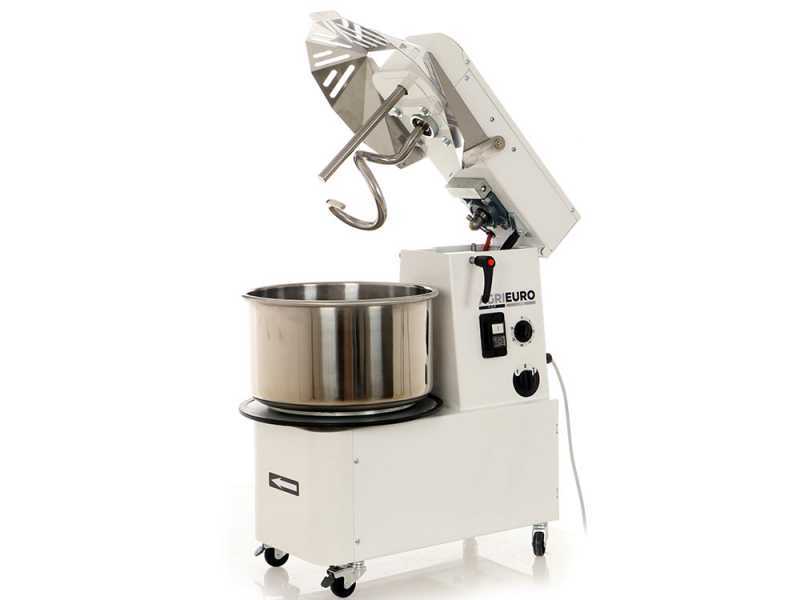 MIXER 3000 T-2G Spiralkneter mit 2 Geschwindigkeiten - 400V - Wanne 32 L und Teigkapazit&auml;t 25 Kg