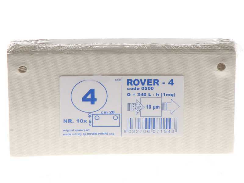 Sorte 4 - 10 Filterkartons Rover f&uuml;r Filterpumpen Pulcino
