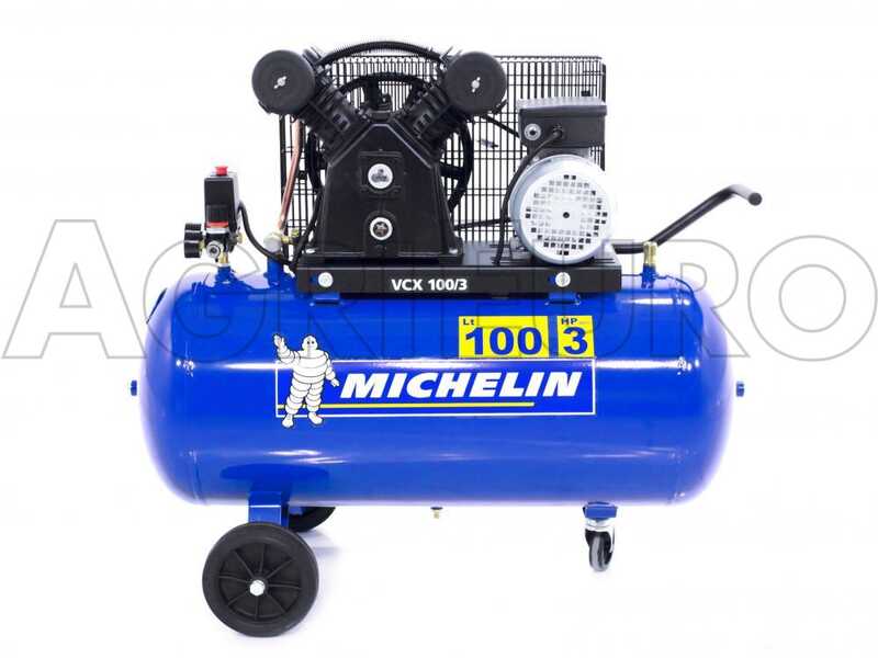 Michelin VCX 100-3 - Elektrischer Kompressor mit Riemenantrieb - Motor 3PS -100Lt