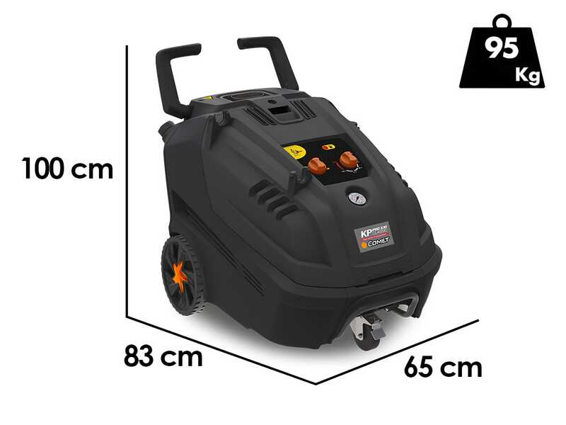 Comet KP PRO CLASSIC 3.10 10/150 M - Hei&szlig;wasser-Hochdruckreiniger 230V &ndash; Messingpumpe
