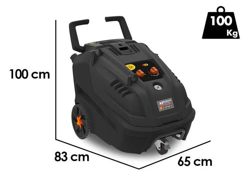Comet KP PRO EXTRA 3.10 10/150 M - Hei&szlig;wasser-Hochdruckreiniger 230V &ndash; Messingpumpe