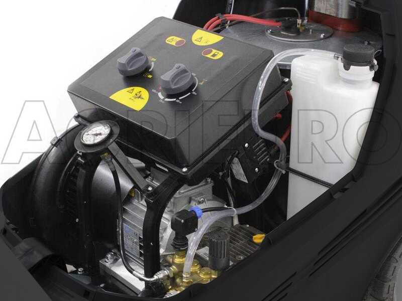 Hei&szlig;wasser-Hochdruckreiniger Comet KP PRO CLASSIC 5.12 12/200 T - 400V &ndash; Messingpumpe