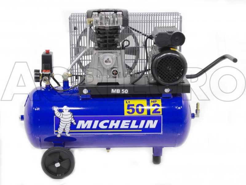 Michelin MB 50 MC - Elektrischer Kompressor mit Riemenantrieb - Motor 2PS - 50Lt