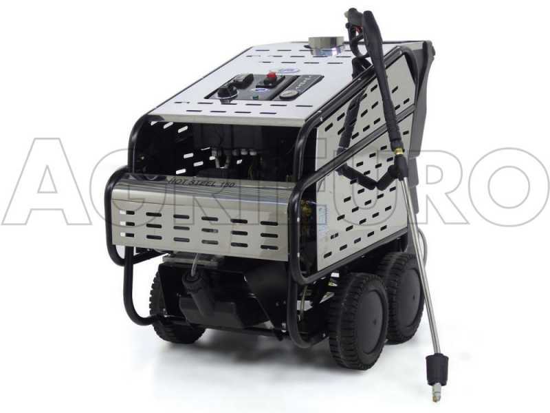 Professioneller Hei&szlig;wasser-Hochdruckreiniger ITM - 400V - HOT STEEL 150/15 &ndash; EDELSTAHL