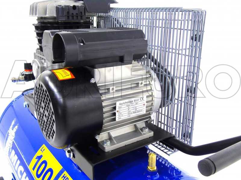 Michelin MB 100 B - Elektrischer Kompressor mit Riemenantrieb - Motor 2PS -100Lt