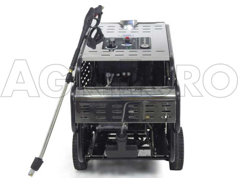 ITM - HOT STEEL 200/15 - Professioneller Hei&szlig;wasser-Hochdruckreiniger - 400V - 200 bar - 900 l/h - EDELSTAHL