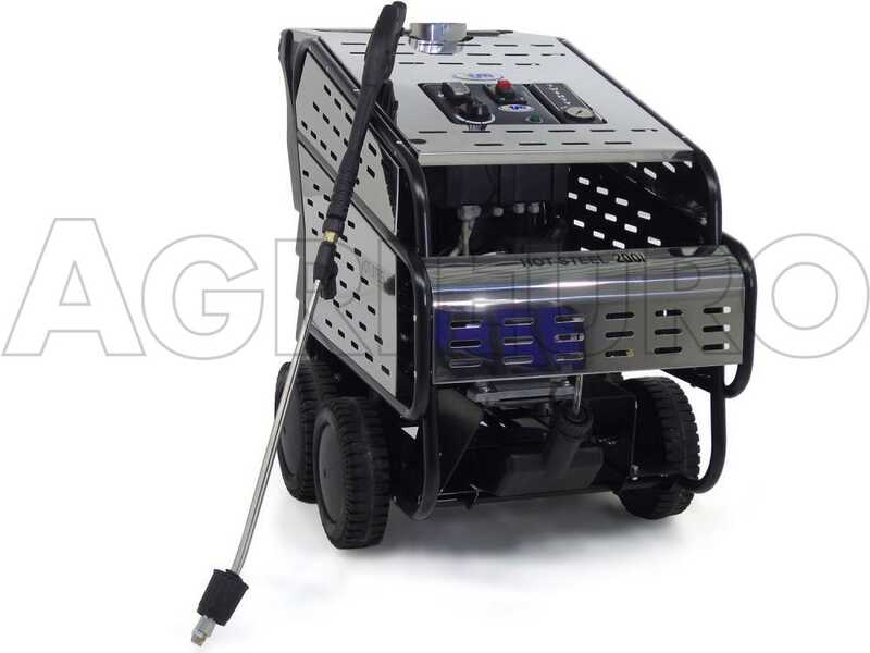 ITM - HOT STEEL 200/15 - Professioneller Hei&szlig;wasser-Hochdruckreiniger - 400V - 200 bar - 900 l/h - EDELSTAHL