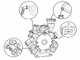 Membranpumpe Comet MC 25 mit Honda-Motor GP 160