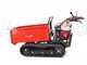 Raupendumper GINKO TR 660 ausziehbare Bordw&auml;nde, hydraulisches Kippen, Motor Honda GX 200